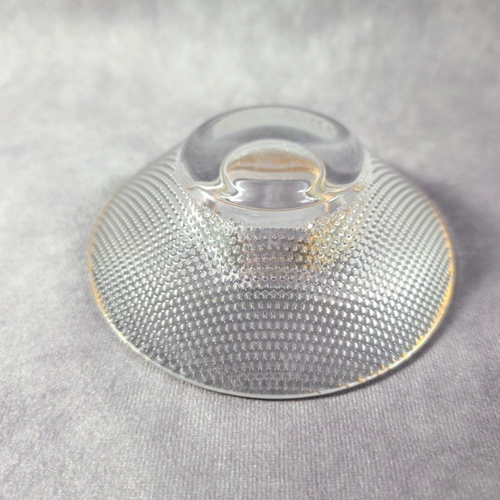 Vtg Kosta Boda Limelight Göran Wärff Glass Tealight Candleholder Gold Rim Sweden - Picture 5 of 7